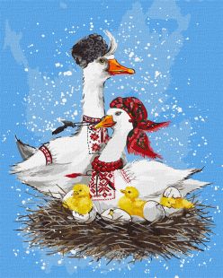 Painting by numbers - Big family ©Svitlana Terenchuk