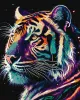 Painting by numbers - Fantastic tiger with extra metallic paints ©art_selena_ua