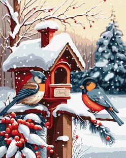 Painting by numbers - Treats of birds ©art_selena_ua
