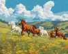 Painting by numbers - Strength and grace ©art_selena_ua