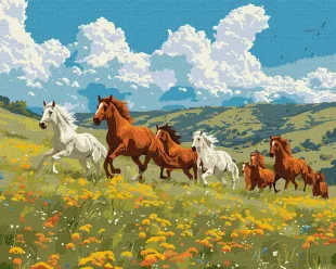 Картина за номерами - Сила і грація ©art_selena_ua