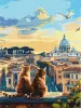 Картина по номерам - Котики в Риме ©art_selena_ua