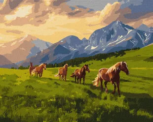 Картина за номерами - Вільні духом ©art_selena_ua