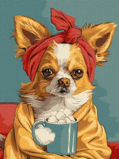 Картина за номерами - Чудова кава ©art_selena_ua