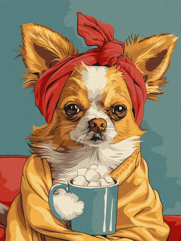 Картина за номерами - Чудова кава ©art_selena_ua