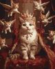 Painting by numbers - The royal cat ©art_selena_ua