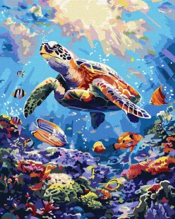Картина за номерами - Морський спокій ©art_selena_ua