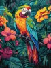 Картина по номерам - Тропическая птица ©art_selena_ua
