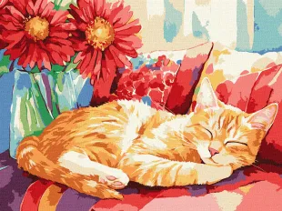 Картина за номерами - Денний сон ©art_selena_ua