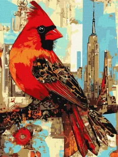 Painting by numbers - City bird ©art_selena_ua