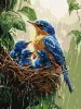 Painting by numbers - Spring rain ©art_selena_ua
