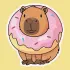 Painting by numbers - Sweet capybara ©art_selena_ua