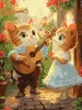 Painting by numbers - Cat romances ©art_selena_ua