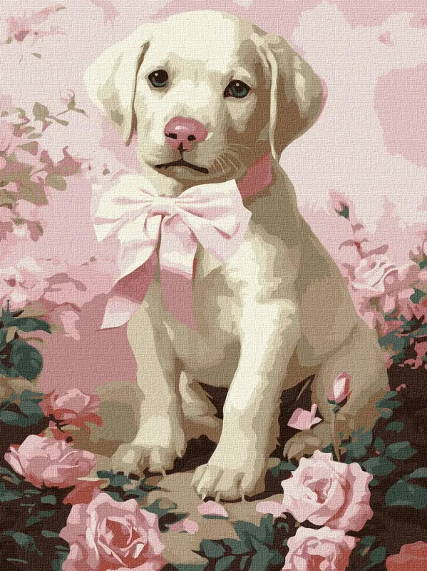 Painting by numbers - Fluffy gift ©art_selena_ua