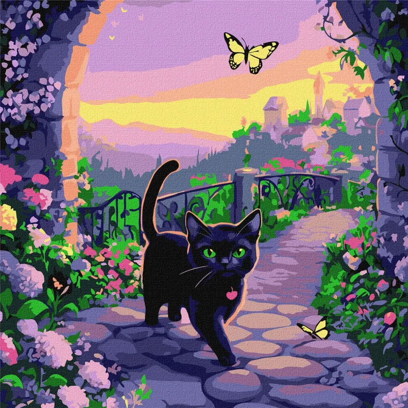 Painting by numbers - The fairy cat ©art_selena_ua
