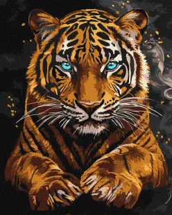 Painting by numbers - Wild tiger ©art_selena_ua