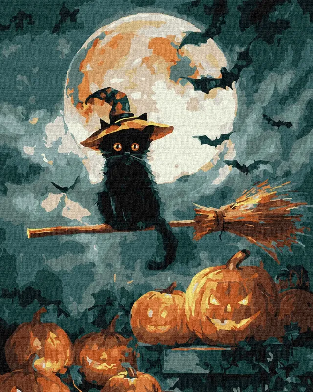 Painting by numbers - Little Wizard ©art_selena_ua
