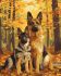 Painting by numbers - Forest Companions ©art_selena_ua