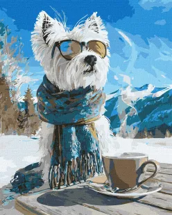 Картина за номерами - Зимова перерва ©art_selena_ua
