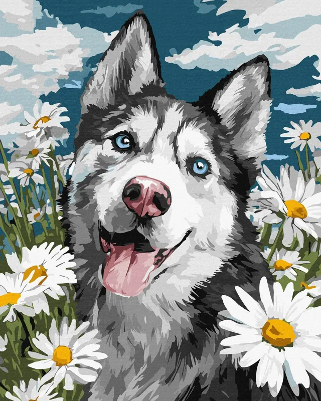 Painting by numbers - Petals Under the Paws ©art_selena_ua