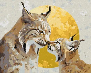 Картина за номерами - Пильний захист з фарбами металік ©art_selena_ua