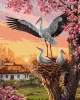 Painting by numbers - Stork family ©art_selena_ua