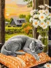 Картина по номерам - Кошачий сон ©art_selena_ua