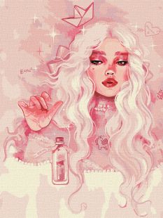 Картина по номерам - Прекрасная принцесса ©lesya_nedzelska_art