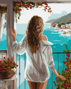 Картина за номерами - Морська далечінь ©art_selena_ua