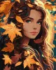 Painting by numbers - Autumn leaf fall ©art_selena_ua