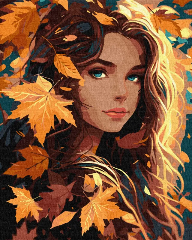 Painting by numbers - Autumn leaf fall ©art_selena_ua