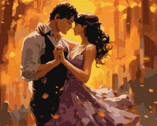 Картина по номерам - Танец влюбленных ©art_selena_ua
