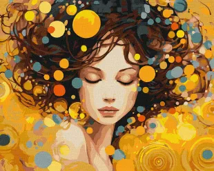 Картина по номерам - Портрет элегантности ©art_selena_ua
