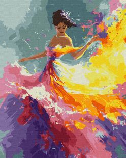 Картина по номерам - Элегантная принцесса ©art_selena_ua