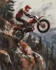 Painting by numbers - Extreme in the mountains ©art_selena_ua