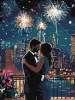 Картина по номерам - Мгновение любви с красками металлик extra ©art_selena_ua