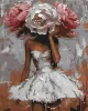 Painting by numbers - A flower mystery with extra metallic paints ©victoria_art