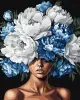 Картина по номерам - Цветущая мысль с красками металлик extra ©victoria_art___