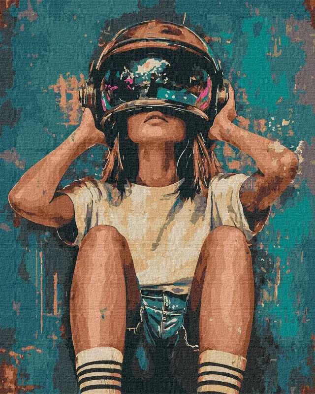 Картина по номерам - Пространство в глазах ©art_selena_ua
