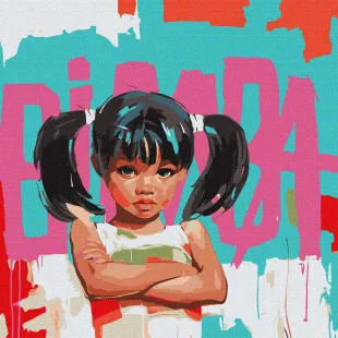 Painting by numbers - Bimba ©Mariia Kotiuzhynska