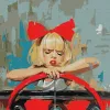 Картина по номерам - Крутая девчонка ©Mariia Kotiuzhynska