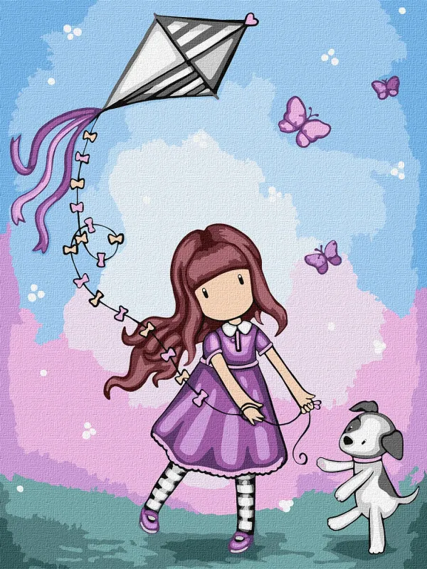 Картина по номерам - Don’t Fly Away Santoro Gorjuss Collection