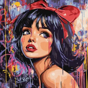Painting by numbers - A modern Snow White ©art_selena_ua