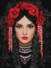 Painting by numbers - Unbreakable Ukrainian woman ©art_selena_ua