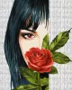 Картина по номерам - Красочная поэзия: Красная роза ©art_selena_ua