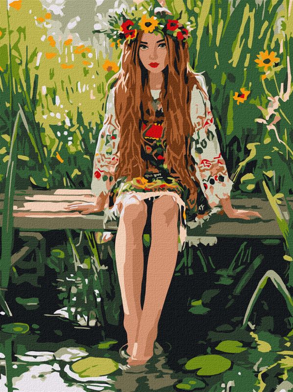 Картина за номерами - Очі, що чекають ©art_selena_ua