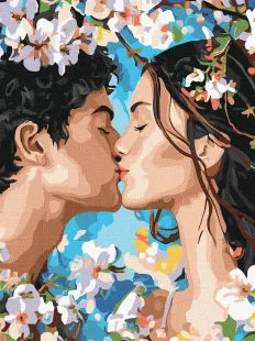 Painting by numbers - The kiss of spring ©art_selena_ua
