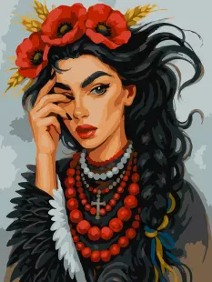 Картина за номерами - Крилата ©art_selena_ua