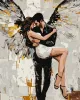 Painting by numbers - Her salvation with extra metallic paints ©art_selena_ua