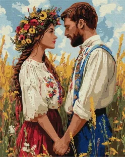 Картина за номерами - Незламні та нерозлучні ©art_selena_ua